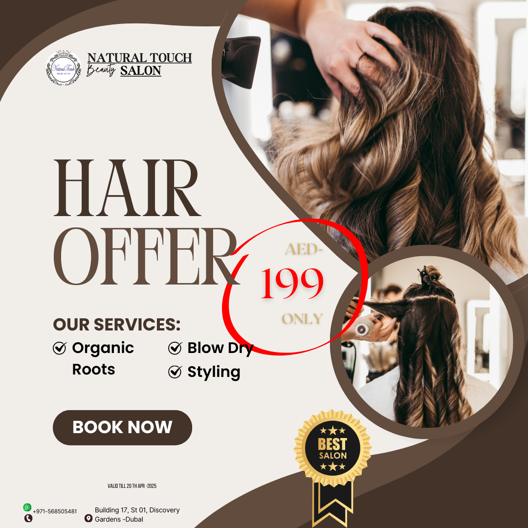 Hair Roots Color Combo deal with blowdry